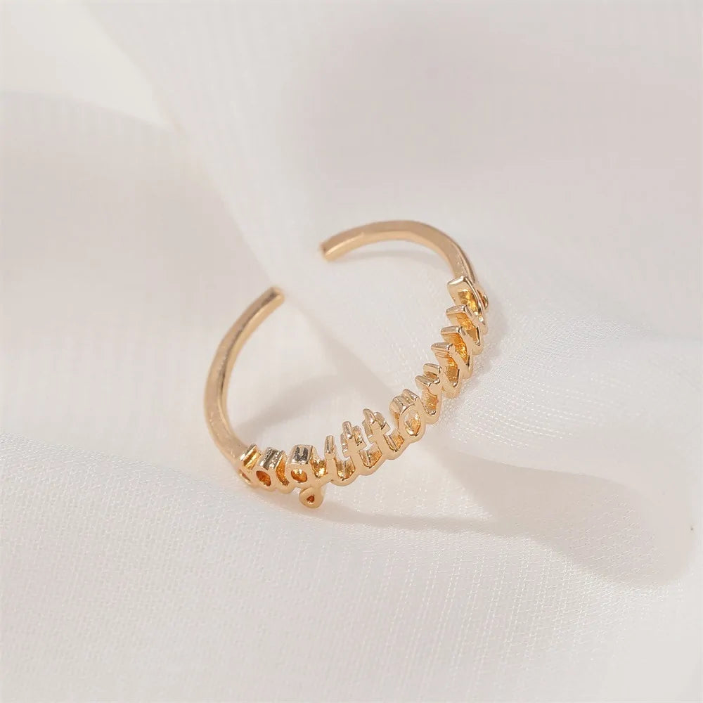 Gold Zodiac Rings