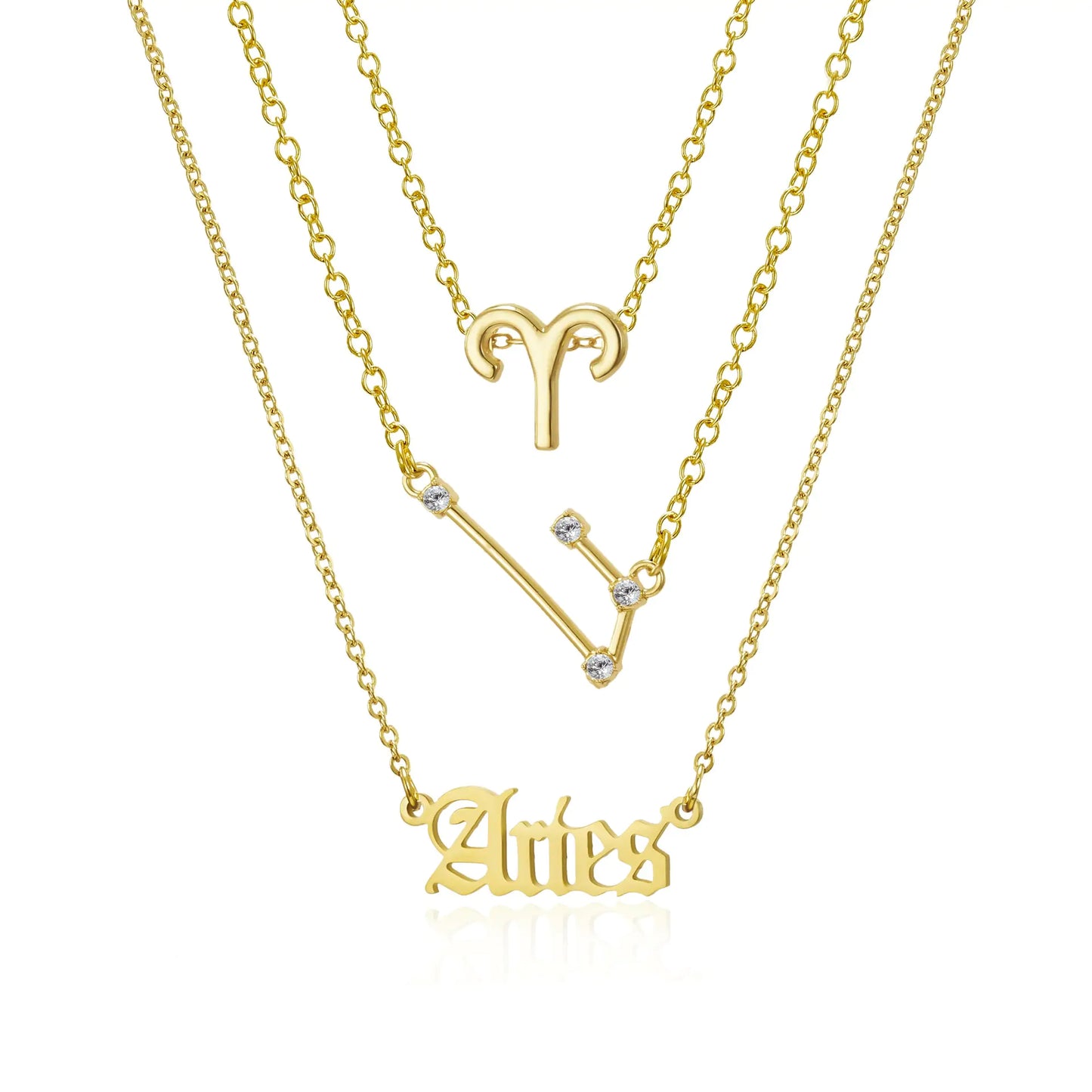 3-in1 Zodiac Sign Necklaces