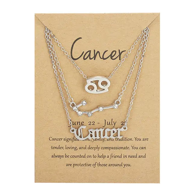 3-in1 Zodiac Sign Necklaces