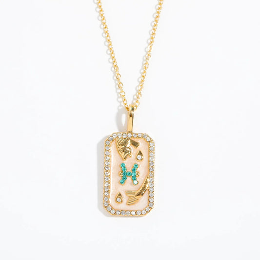 Heavy Pendant Zodiac Sign Necklace