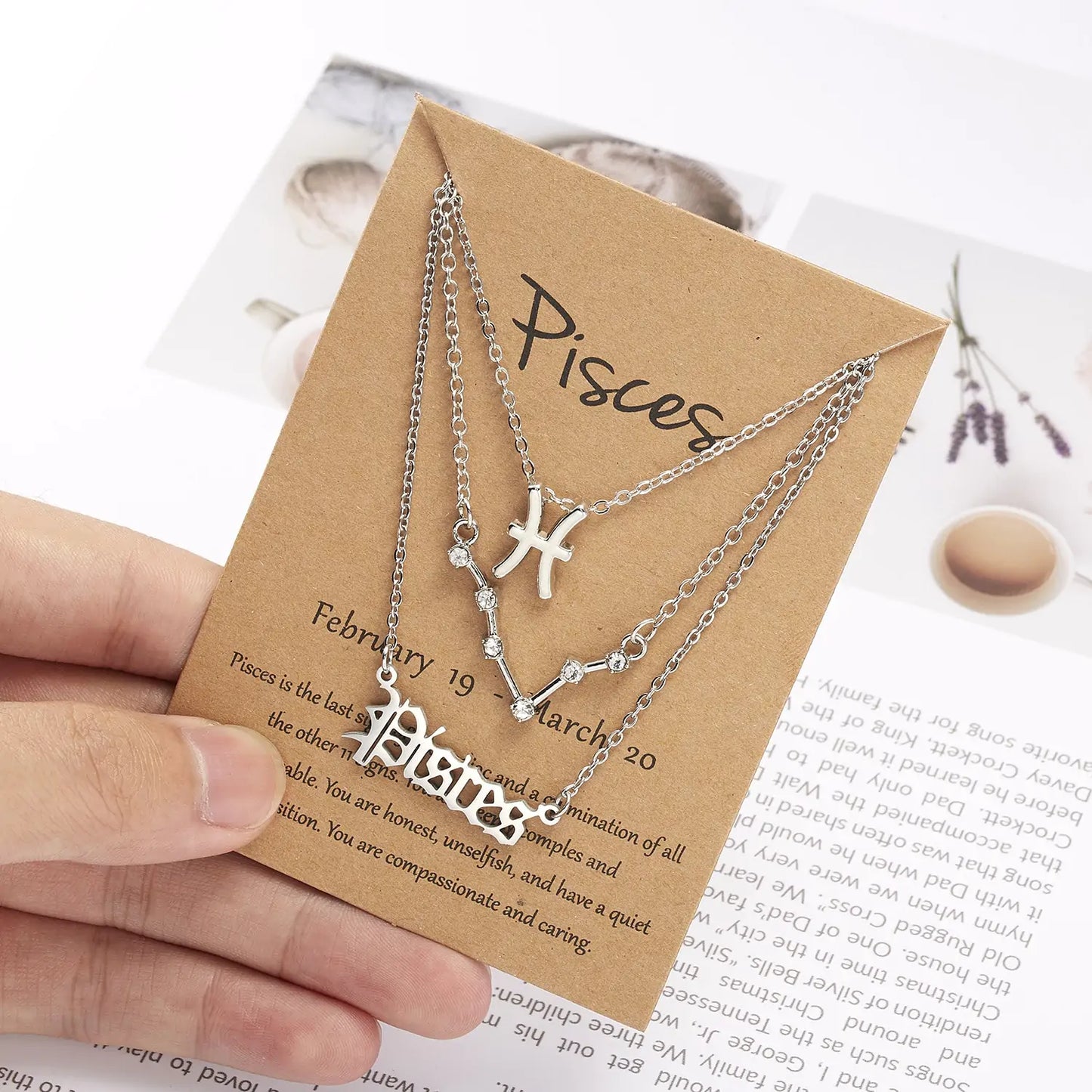 3-in1 Zodiac Sign Necklaces