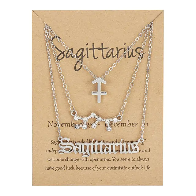 3-in1 Zodiac Sign Necklaces