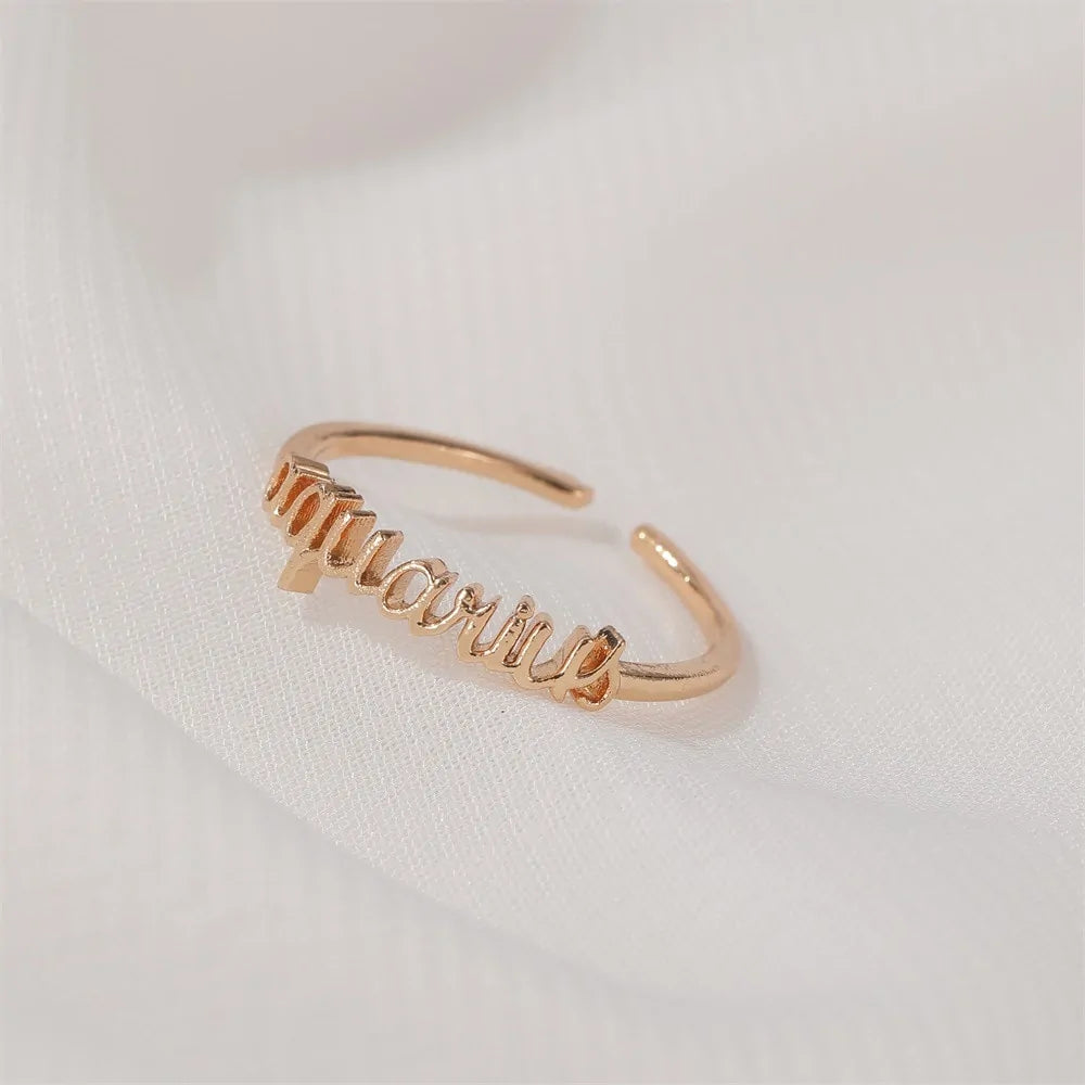 Gold Zodiac Rings