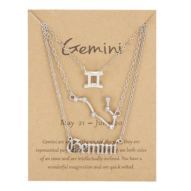 3-in1 Zodiac Sign Necklaces